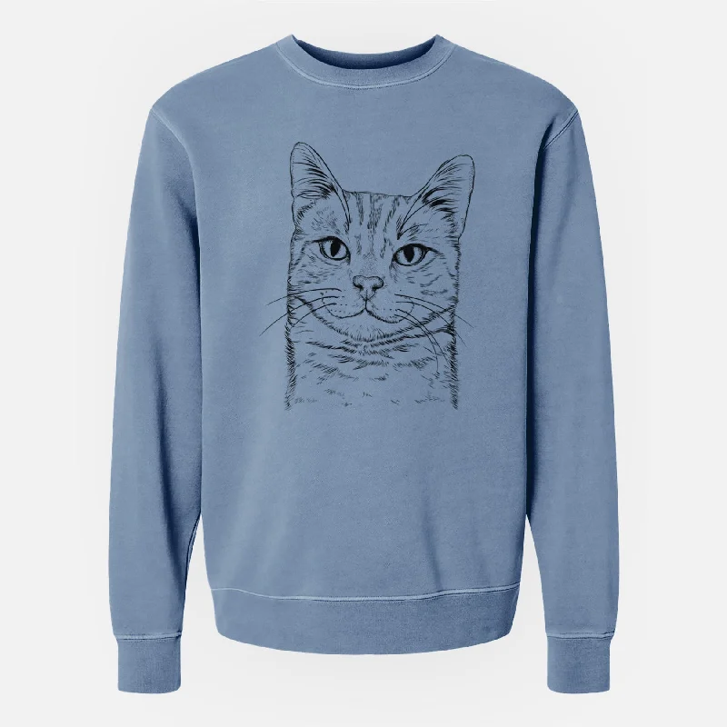 Big Discounts soft athletic sweatshirtBare Ginger Tom the Tabby Cat - Unisex Pigment Dyed Crew Sweatshirt Big Discounts soft athletic sweatshirtBare Ginger Tom the Tabby Cat - Unisex Pigment Dyed Crew Sweatshirt