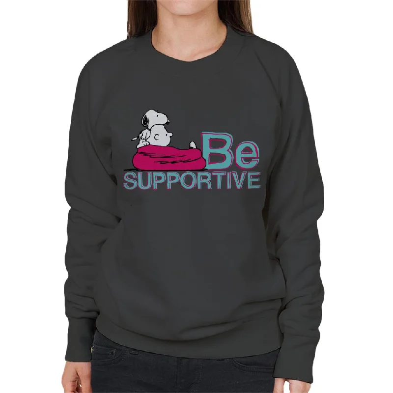 Can't Miss workout-ready hoodiePeanuts Snoopy Being Supportive For Charlie Brown Women's Sweatshirt Can't Miss workout-ready hoodiePeanuts Snoopy Being Supportive For Charlie Brown Women's Sweatshirt