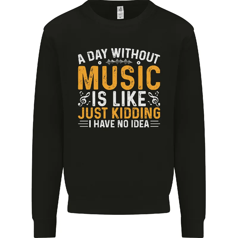Price Reduction fitted workout hoodieA Day Without Music Techno Hip Hop Metal Mens Sweatshirt Jumper Price Reduction fitted workout hoodieA Day Without Music Techno Hip Hop Metal Mens Sweatshirt Jumper