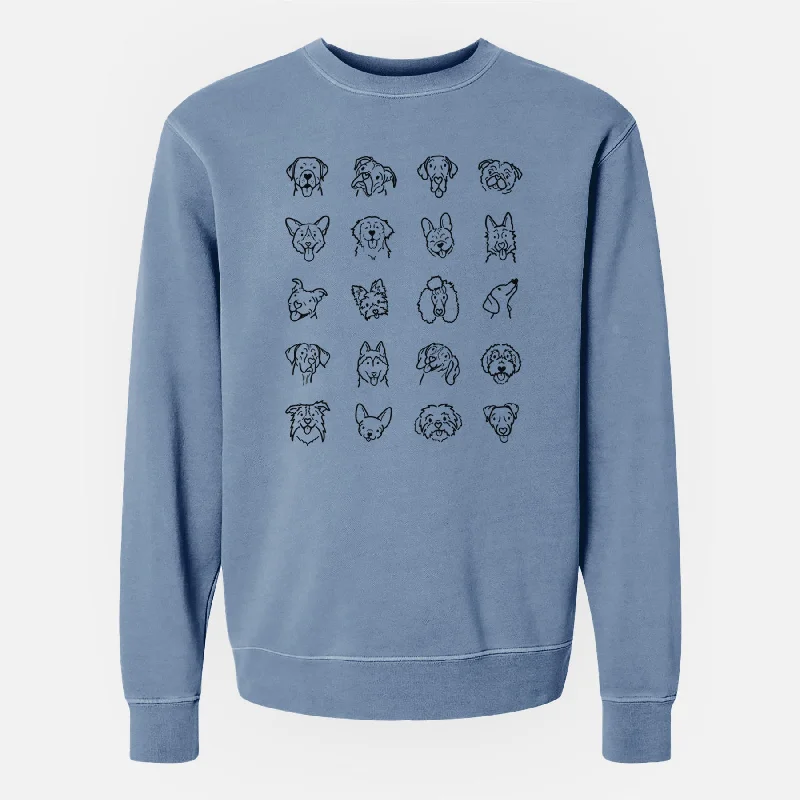 Weekend Flash Sale eco-friendly fitness hoodieThey Doggy Bunch - Unisex Pigment Dyed Crew Sweatshirt Weekend Flash Sale eco-friendly fitness hoodieThey Doggy Bunch - Unisex Pigment Dyed Crew Sweatshirt