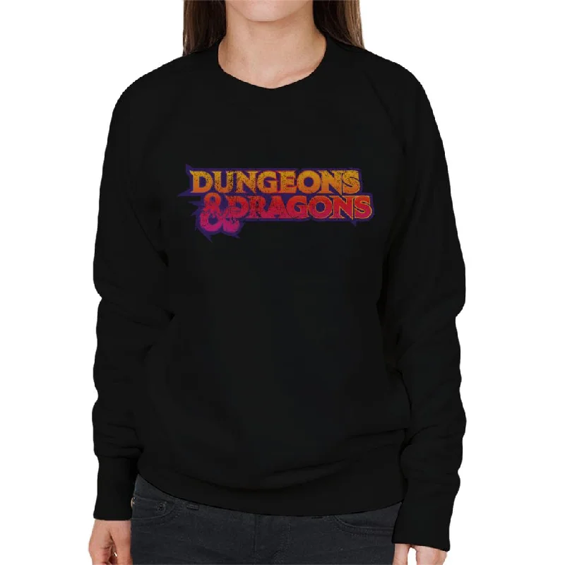 Big Savings oversized gym sweatshirtDungeons & Dragons Gradient Logo Women's Sweatshirt Big Savings oversized gym sweatshirtDungeons & Dragons Gradient Logo Women's Sweatshirt