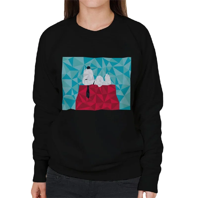Today’s Deal workout style hoodiePeanuts Snoopy Geometric Kennel Women's Sweatshirt