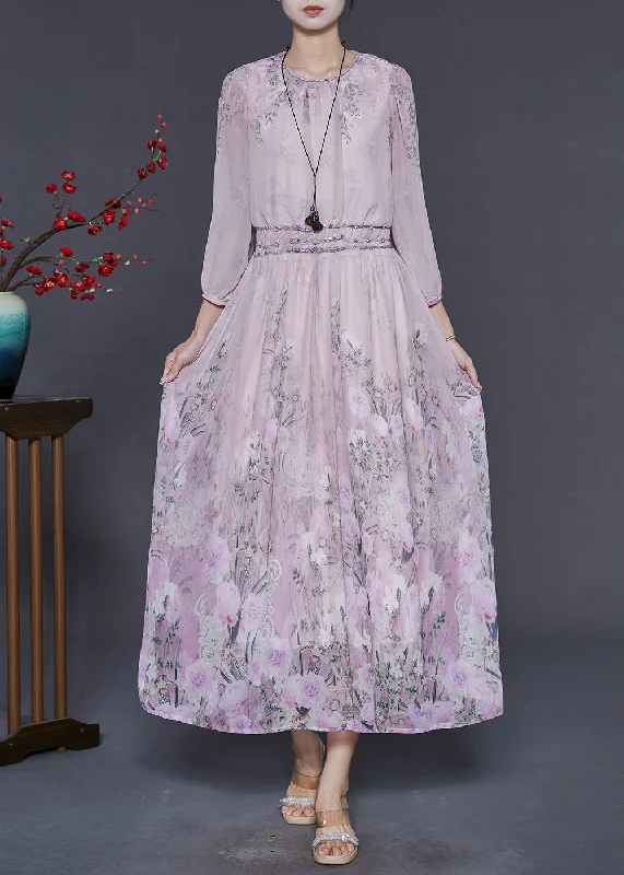 Midnight Madness v-neck dressCasual Pink Elastic Waist Print Chiffon Dresses Bracelet Sleeve Midnight Madness v-neck dressCasual Pink Elastic Waist Print Chiffon Dresses Bracelet Sleeve