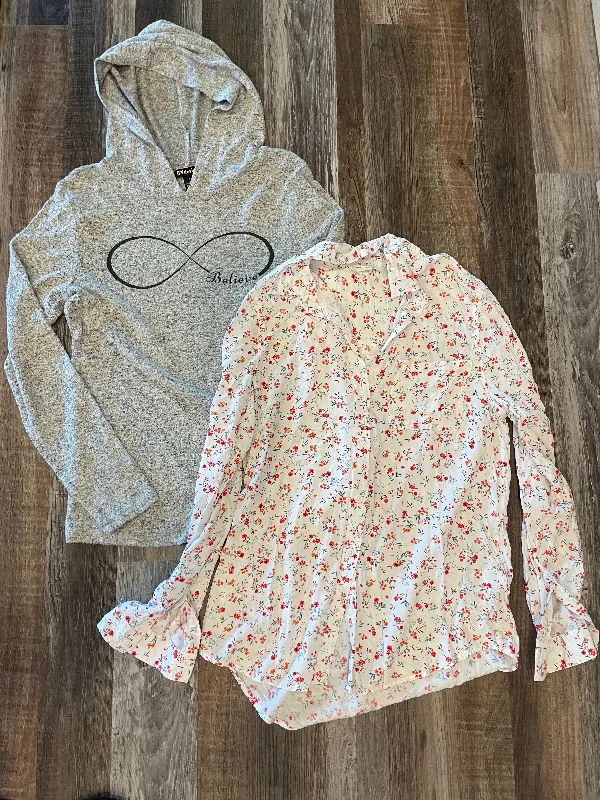 Bargain Prices versatile gym hoodieLot of 2- Beach Lunch Lounge White & Bydesign Long Sleeve Shirts- womens size small Bargain Prices versatile gym hoodieLot of 2- Beach Lunch Lounge White & Bydesign Long Sleeve Shirts- womens size small