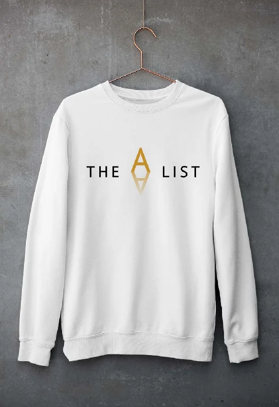 Weekend Special contemporary fitness sweatshirtThe A List Unisex Sweatshirt for Men/Women Weekend Special contemporary fitness sweatshirtThe A List Unisex Sweatshirt for Men/Women