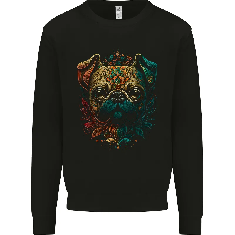 Doorbuster Deal chic active hoodieA Cool Pug Dog Mens Sweatshirt Jumper