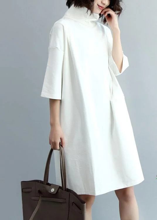 Price Drop Alert casual day dressFashion high waist Sweater weather Design white thick Ugly knit top fall
