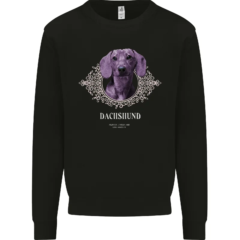 Low Prices minimalist gym sweatshirtA Dachshund Dog With Decoration Mens Sweatshirt Jumper Low Prices minimalist gym sweatshirtA Dachshund Dog With Decoration Mens Sweatshirt Jumper