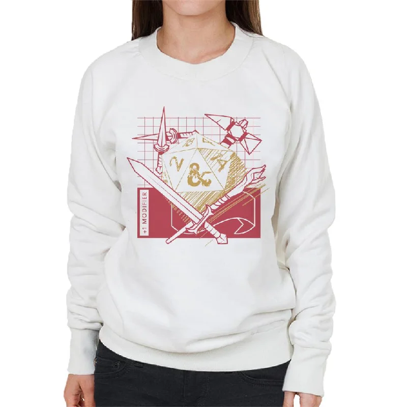 Deep Discounts breathable workout hoodieDungeons & Dragons Plus 1 Modifier Women's Sweatshirt Deep Discounts breathable workout hoodieDungeons & Dragons Plus 1 Modifier Women's Sweatshirt