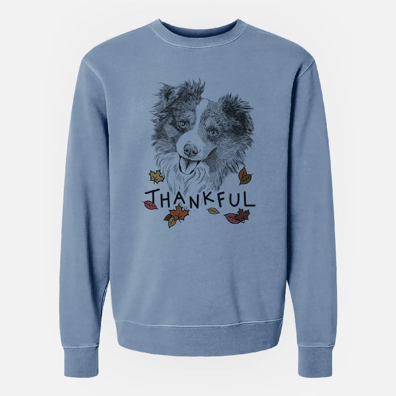Lowest Price fashion gym hoodieThankful Doc the Mini Aussie - Unisex Pigment Dyed Crew Sweatshirt Lowest Price fashion gym hoodieThankful Doc the Mini Aussie - Unisex Pigment Dyed Crew Sweatshirt