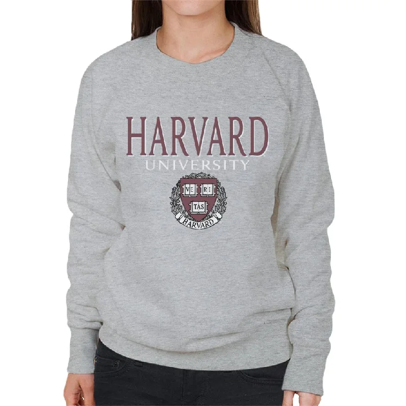 Closeout oversized sports sweatshirtHarvard University Faded Veritas Crest Women's Sweatshirt Closeout oversized sports sweatshirtHarvard University Faded Veritas Crest Women's Sweatshirt