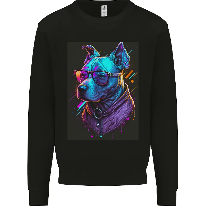Get It Before It’s Gone chic fitness hoodieA Cool Staffy Staffordshire Bull Terrier Dog Mens Sweatshirt Jumper