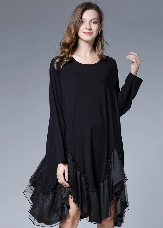 Limited Time Discount spaghetti strap dressStyle Black Asymmetrical Patchwork Ruffles Cotton Maxi Dresses Spring Limited Time Discount spaghetti strap dressStyle Black Asymmetrical Patchwork Ruffles Cotton Maxi Dresses Spring