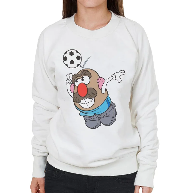 Special Buy warm athletic hoodieMr Potato Head Football Header Women's Sweatshirt