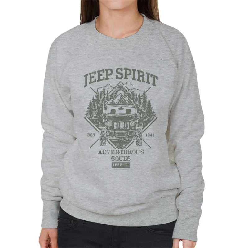 Bargain Bin oversized gym sweatshirtJeep Spirit Est 1941 Women's Sweatshirt