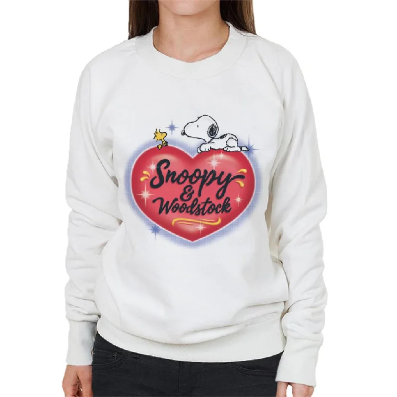 Super Sale comfy workout wear hoodiePeanuts Snoopy Woodstock Love Heart Women's Sweatshirt Super Sale comfy workout wear hoodiePeanuts Snoopy Woodstock Love Heart Women's Sweatshirt