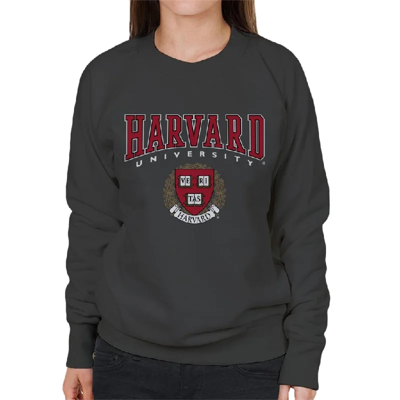 Discount Deals athletic casual sweatshirtHarvard University Red Veritas Crest Women's Sweatshirt Discount Deals athletic casual sweatshirtHarvard University Red Veritas Crest Women's Sweatshirt