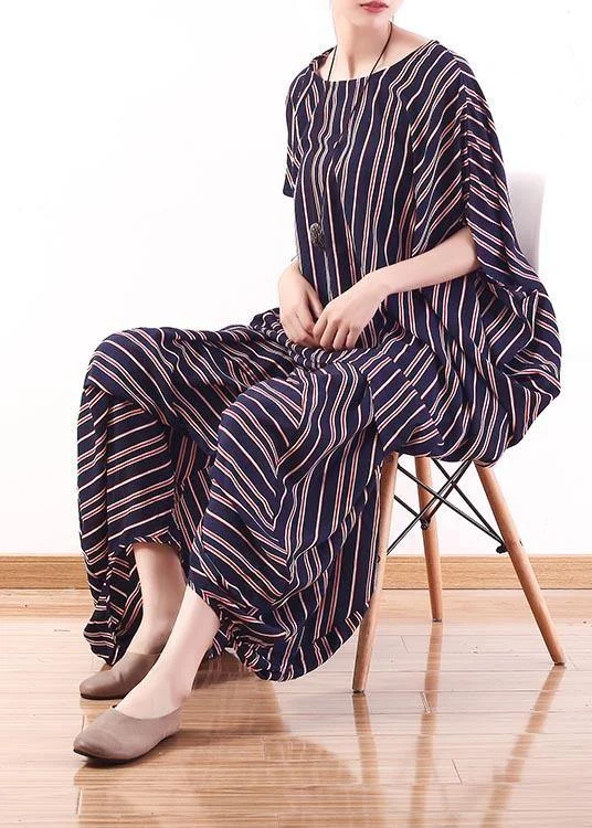 Seasonal Sale evening dress2024 New Stripe Women's Loose Size Bat Sleeve Top Lantern Pants Set in Summer Seasonal Sale evening dress2024 New Stripe Women's Loose Size Bat Sleeve Top Lantern Pants Set in Summer