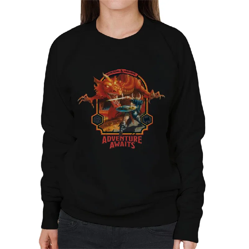Markdowns cozy workout hoodieDungeons & Dragons Adventure Awaits Women's Sweatshirt