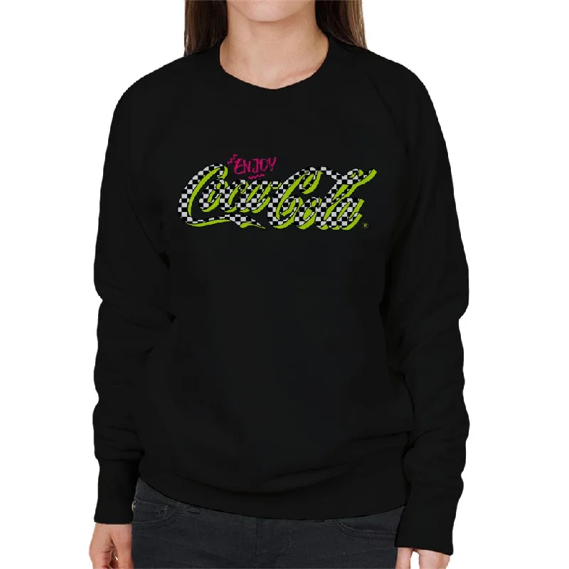 Online Exclusive long-sleeve athletic hoodieCoca Cola Retro Checkboard Logo Women's Sweatshirt Online Exclusive long-sleeve athletic hoodieCoca Cola Retro Checkboard Logo Women's Sweatshirt