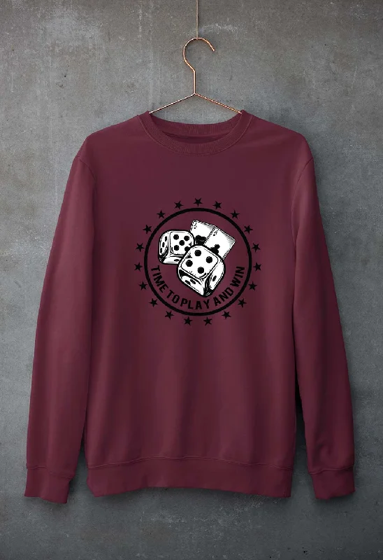 Price Smash trendy gym wear hoodiePoker Unisex Sweatshirt for Men/Women