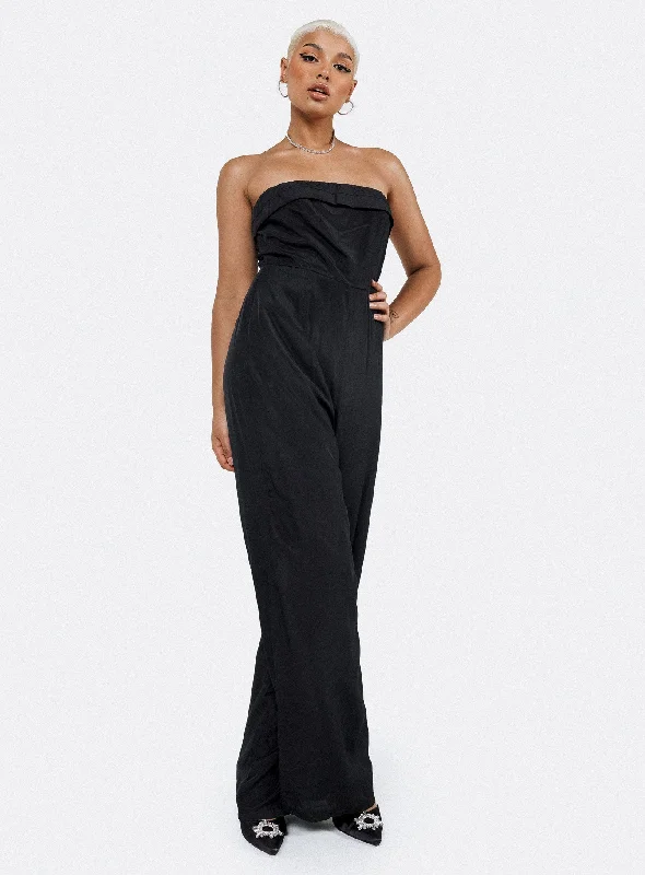 Low Prices Josia Strapless Jumpsuit Black