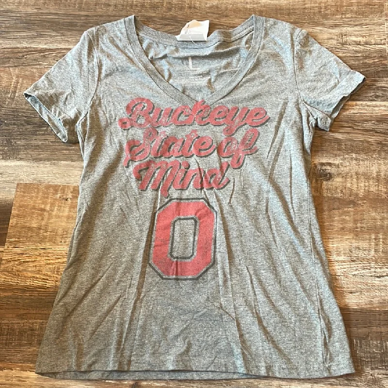 Midnight Madness warm athletic hoodieNCAA Ohio State Buckeyes College Vault  short sleeve Shirt Womens size Large