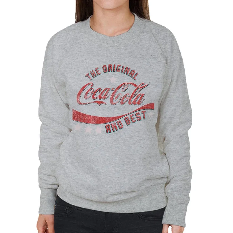 Buy More, Save More pullover workout hoodieCoca Cola Stars The Original And The Best Women's Sweatshirt Buy More, Save More pullover workout hoodieCoca Cola Stars The Original And The Best Women's Sweatshirt
