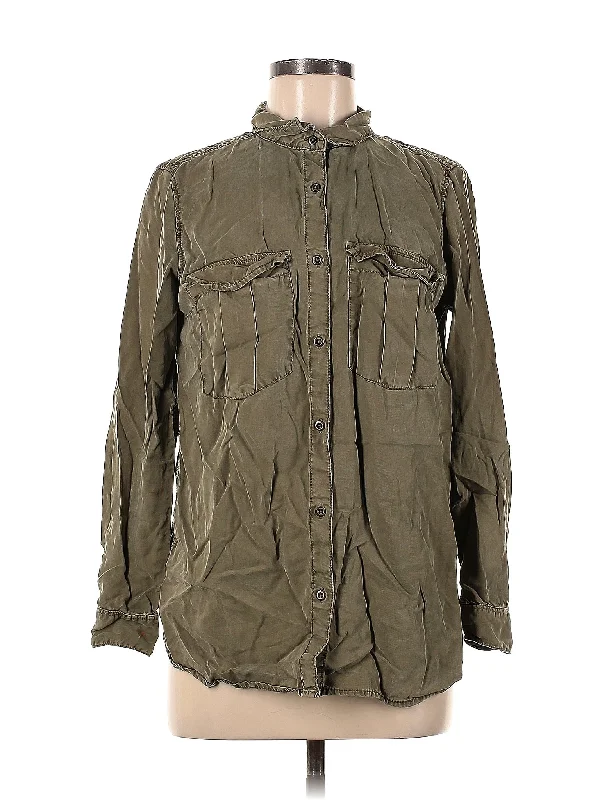 Final Clearance Long Sleeve Button Down Shirt
