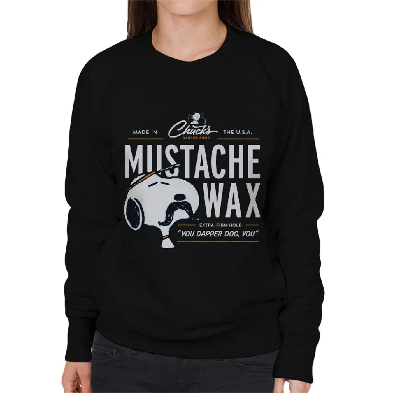 Friends and Family Sale trendy gym wear hoodiePeanuts Snoopy Mustache Wax Women's Sweatshirt Friends and Family Sale trendy gym wear hoodiePeanuts Snoopy Mustache Wax Women's Sweatshirt