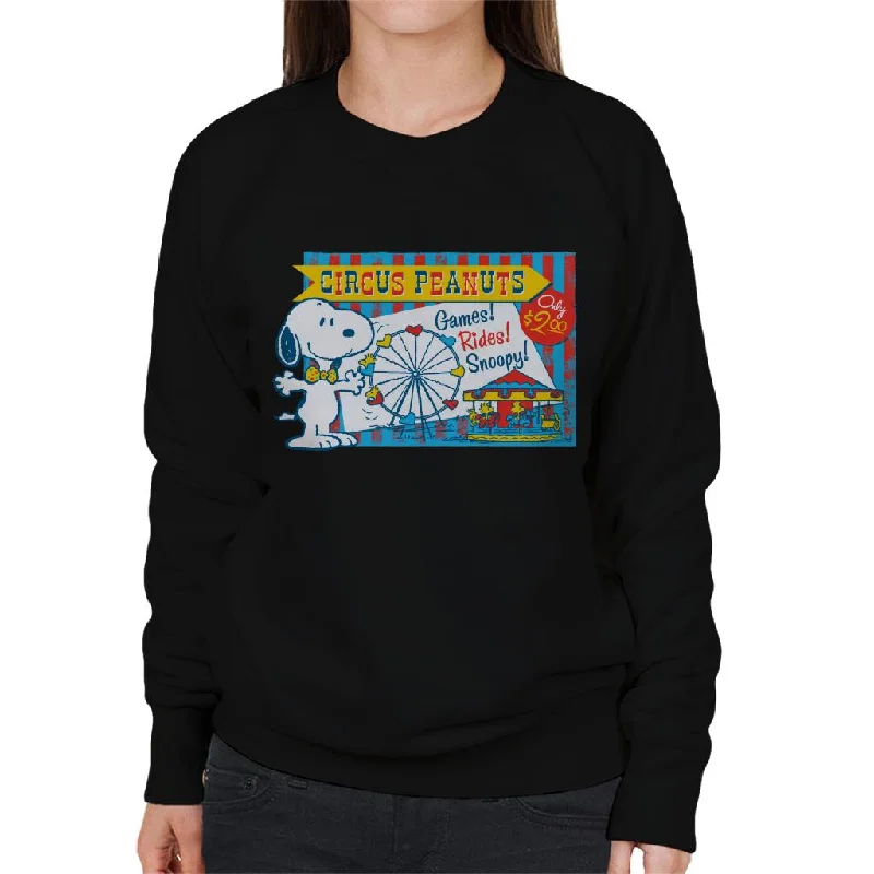 Anniversary Sale slim fit workout hoodiePeanuts Snoopy Circus Games And Rides Women's Sweatshirt Anniversary Sale slim fit workout hoodiePeanuts Snoopy Circus Games And Rides Women's Sweatshirt