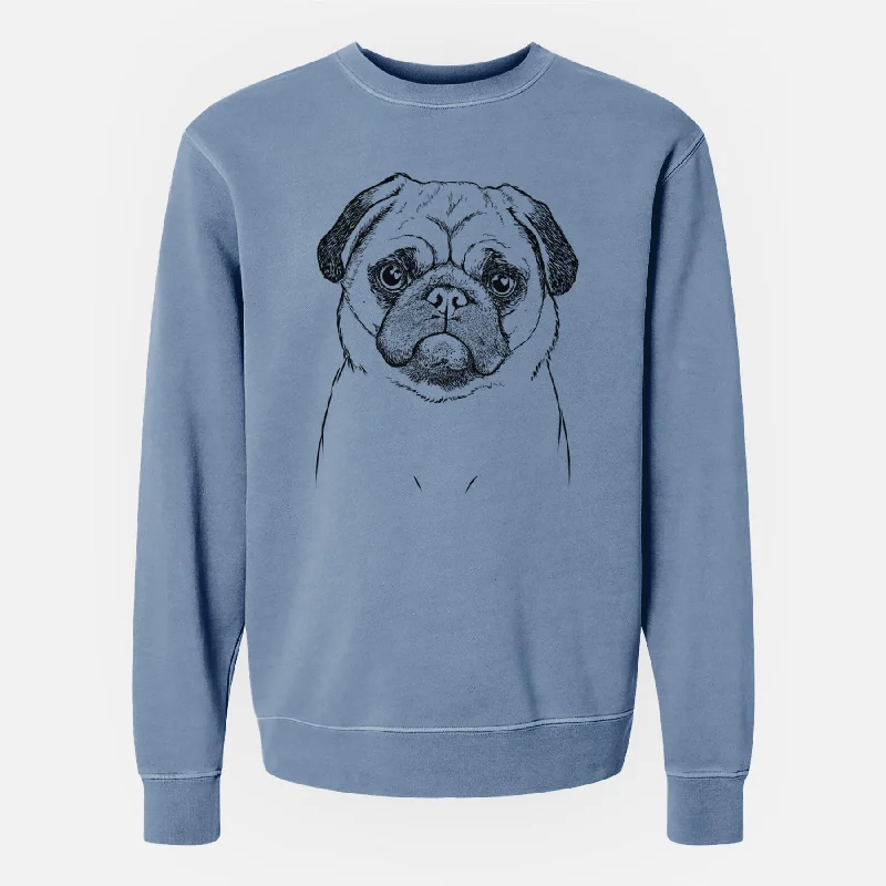 Best Seller zip-up gym hoodieBare Ruby the Pug - Unisex Pigment Dyed Crew Sweatshirt Best Seller zip-up gym hoodieBare Ruby the Pug - Unisex Pigment Dyed Crew Sweatshirt