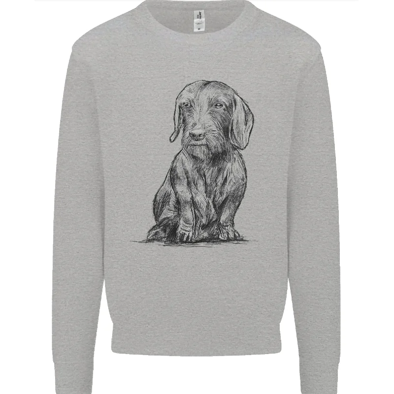 Deep Discounts warm workout hoodieA Dachshund Dog Mens Sweatshirt Jumper