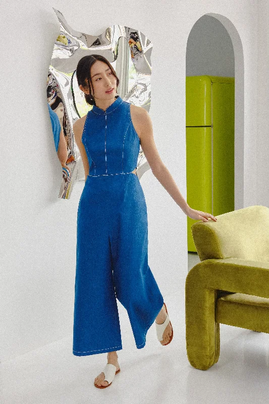 Unbeatable Prices [Online Exclusive] Moana Cut Out Denim Jumpsuit