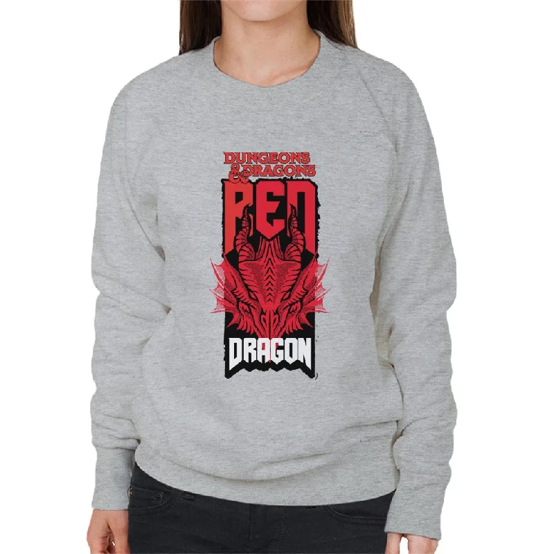 Weekend Deal cozy gym sweatshirtDungeons & Dragons Head Of The Red Dragon Women's Sweatshirt Weekend Deal cozy gym sweatshirtDungeons & Dragons Head Of The Red Dragon Women's Sweatshirt