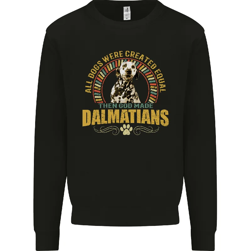 Steals and Deals cool activewear hoodieA Dalmatian Dog Mens Sweatshirt Jumper