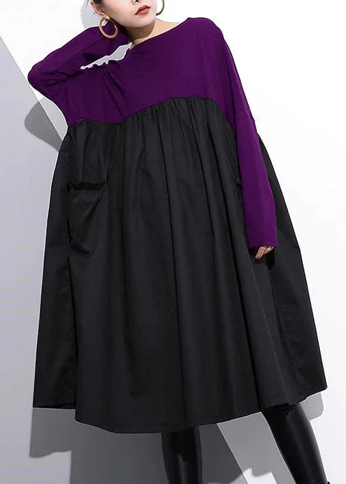 Buy More, Save More oversized dressstylish purple cotton shift dress plus size cotton clothing dress Elegant high waist patchwork cotton dress Buy More, Save More oversized dressstylish purple cotton shift dress plus size cotton clothing dress Elegant high waist patchwork cotton dress