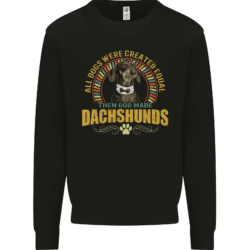 Amazing Deals bold fitness hoodieA Dachshund Dog Mens Sweatshirt Jumper