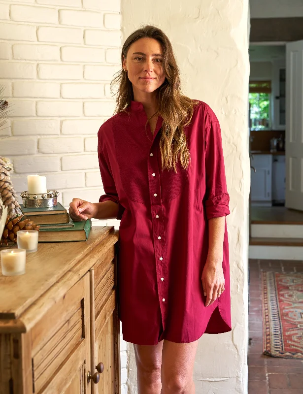 Deep Discounts lace-up dressTORI Red, Superluxe