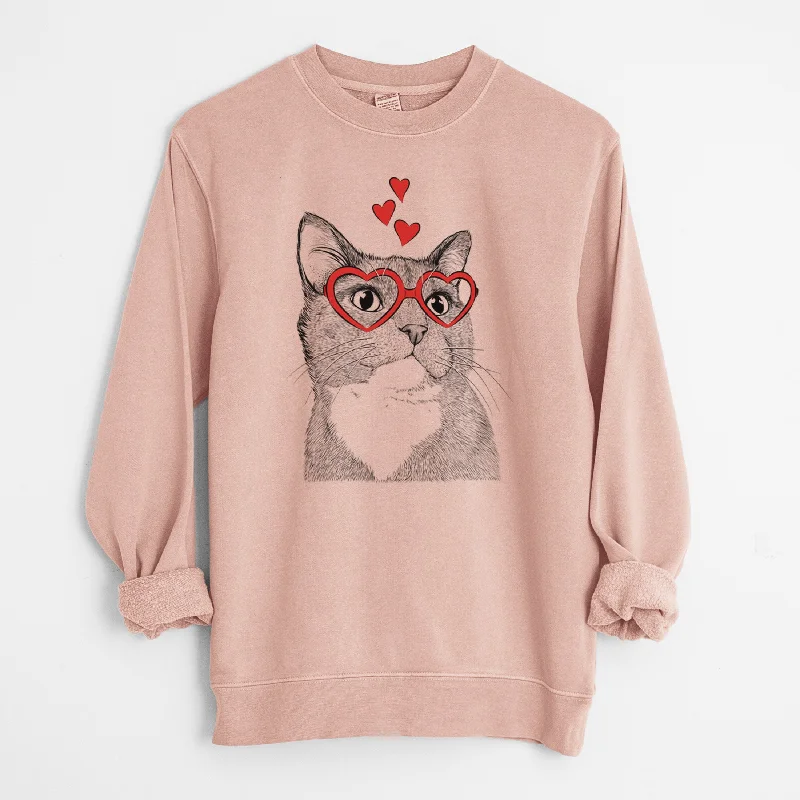 Savings Alert retro sports hoodieValentine Gizmo the Grey Cat - Unisex Pigment Dyed Crew Sweatshirt Savings Alert retro sports hoodieValentine Gizmo the Grey Cat - Unisex Pigment Dyed Crew Sweatshirt