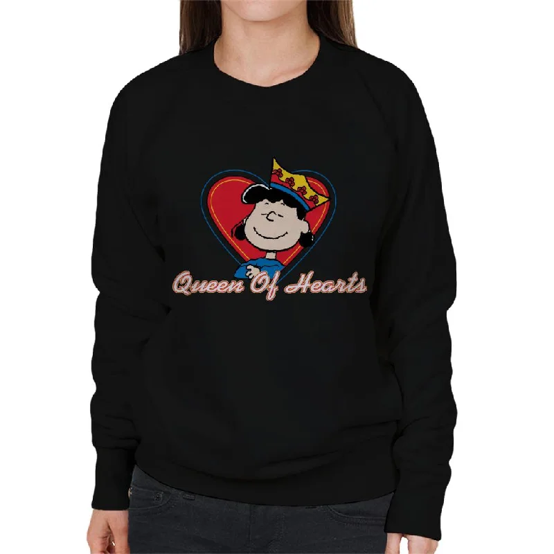 Fantastic Offers gym ready hoodiePeanuts Lucy Van Pelt Queen Of Hearts Women's Sweatshirt Fantastic Offers gym ready hoodiePeanuts Lucy Van Pelt Queen Of Hearts Women's Sweatshirt