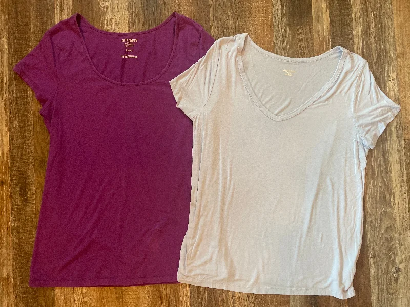 Discount Deals athletic streetwear sweatshirtLot of 2- Merona & Old Navy Casual Short Sleeve shirts Womens size XLarge Discount Deals athletic streetwear sweatshirtLot of 2- Merona & Old Navy Casual Short Sleeve shirts Womens size XLarge