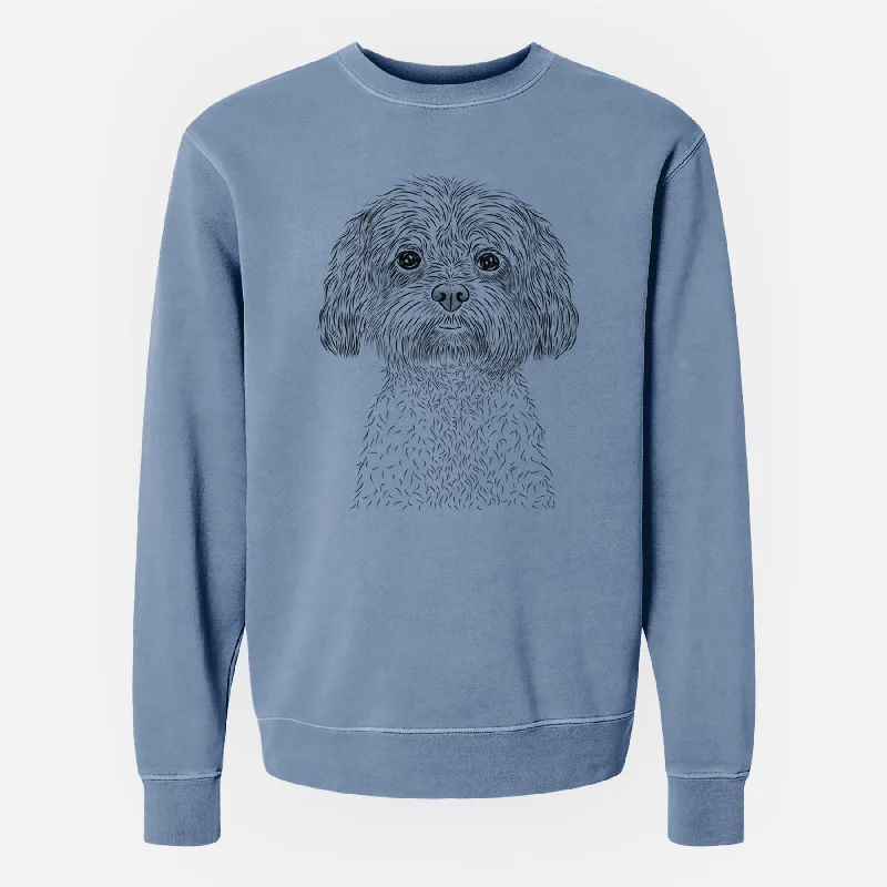 Price Meltdown streetwear gym sweatshirtBare Lane the Lhasa Apso - Unisex Pigment Dyed Crew Sweatshirt Price Meltdown streetwear gym sweatshirtBare Lane the Lhasa Apso - Unisex Pigment Dyed Crew Sweatshirt