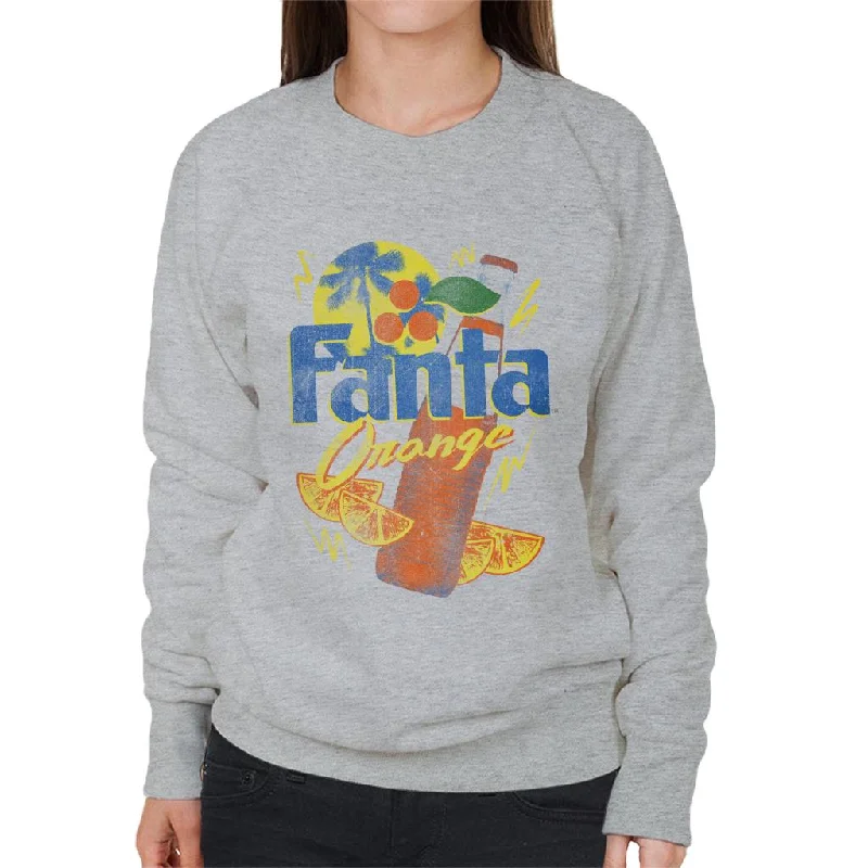 Super Sale minimaFanta Orange On The Beach Women's Sweatshirt