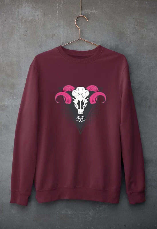 Fantastic Deals smooth fit athletic sweatshirtRam Skull Unisex Sweatshirt for Men/Women Fantastic Deals smooth fit athletic sweatshirtRam Skull Unisex Sweatshirt for Men/Women