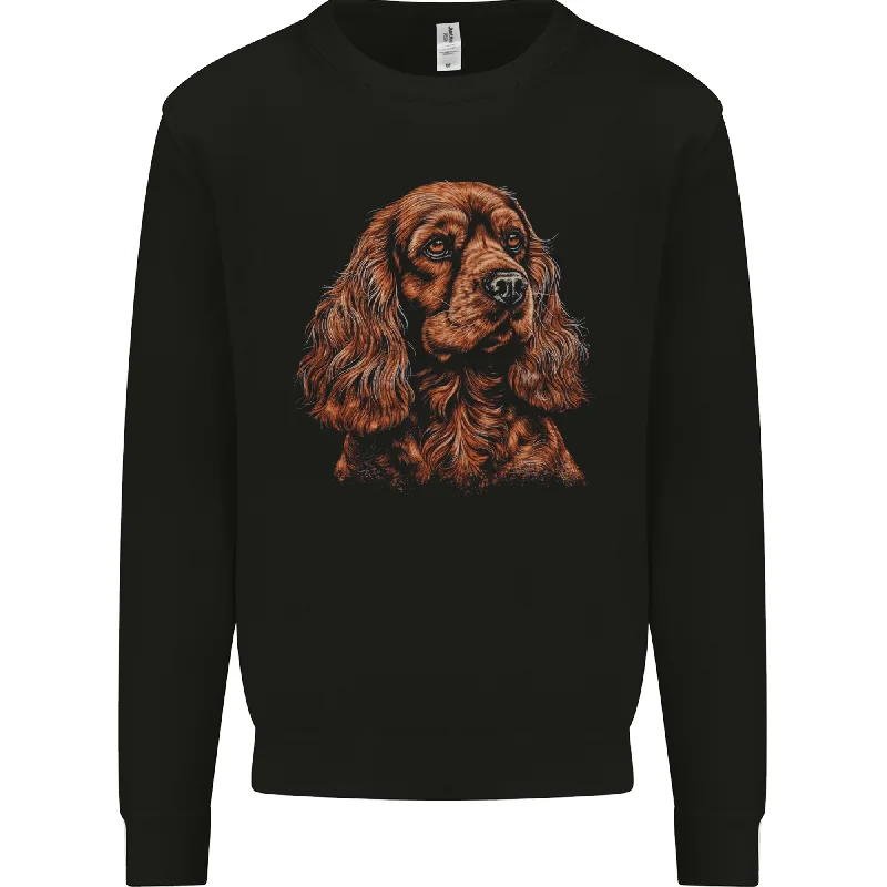 Special Price athletic style hoodieA Cute Cocker Spaniel Dog Mens Sweatshirt Jumper