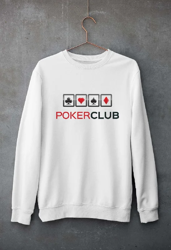 Closeout Sale slim fit workout hoodiePoker Unisex Sweatshirt for Men/Women
