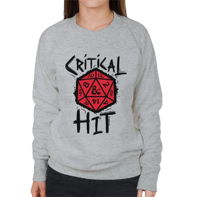 Act Now urban sports sweatshirtDungeons & Dragons Critical Hit Women's Sweatshirt