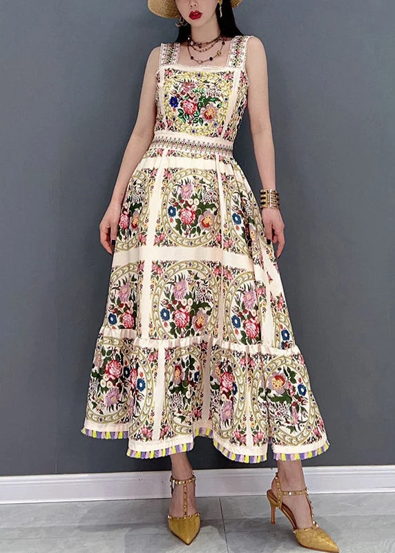 Price Rollback stylish party dressSlim Fit Beige Print Chiffon Spaghetti Strap Dress Sleeveless Price Rollback stylish party dressSlim Fit Beige Print Chiffon Spaghetti Strap Dress Sleeveless