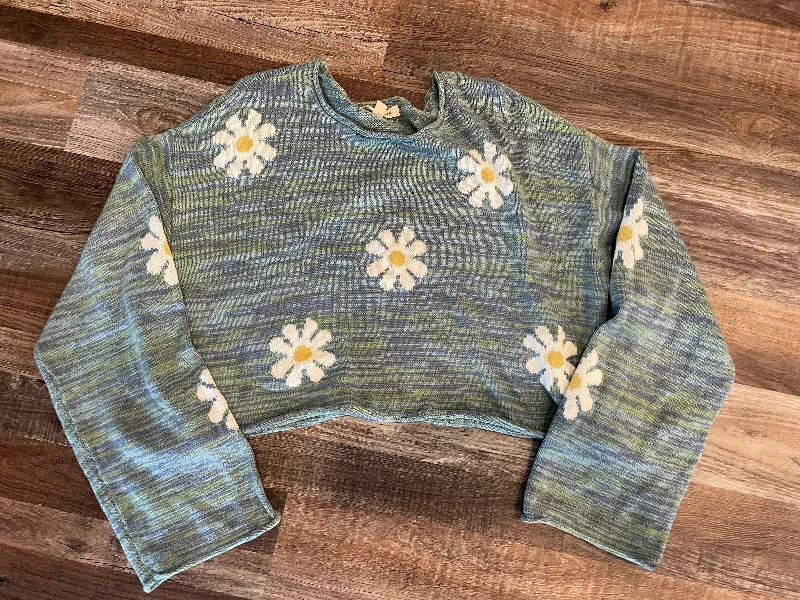 Online Only modern athletic hoodieLA Hearts Crop Top Sweater Womens size small